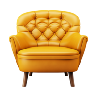lusso classico antico braccio sedia isolato su trasparente sfondo png