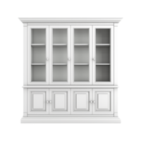 3d render cabinet isolated on transparent background png