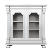 3d render cabinet isolated on transparent background png