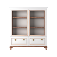 3d render cabinet isolated on transparent background png