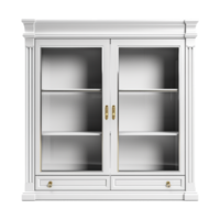 3d render cabinet isolated on transparent background png