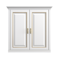 3d render cabinet isolated on transparent background png