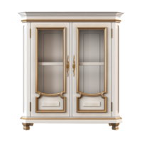 3d render cabinet isolated on transparent background png