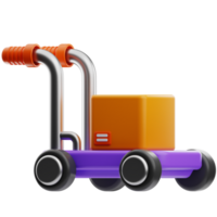 Delivery sales business illustration 3d png