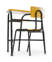amarelo Projeto escola escrivaninha e cadeira para crianças dentro a Sala de aula png