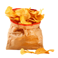 Clear Background Cutout of Bag of Chips png