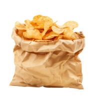 Transparent Background Isolated Snack Bag png