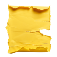 Transparent Background Isolated Gold Torn Paper png