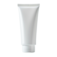 White Cosmetic Skincare Container on Transparent Background png