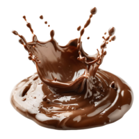 chocolate Leche ola aislado en claro antecedentes png