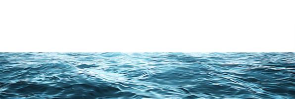 Clear Background Cutout of Blue Water Surface png