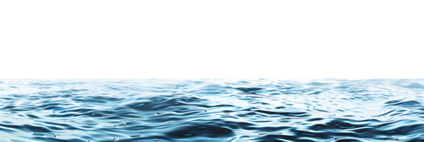 klar Hintergrund azurblau Wasser Oberfläche Isolierung png