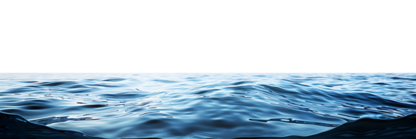 Isolated Azure Water Surface with Alpha Channel png