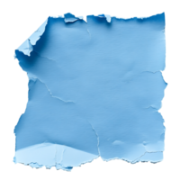 klar Hintergrund azurblau zerrissen Papier Isolierung png