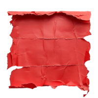 Transparent Background Isolated Crimson Torn Paper png