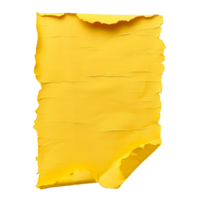 Transparent Cutout of Golden Yellow Paper Tear png