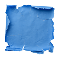 Clear Background Isolated Blue Paper Tear png