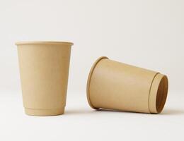 Paper coffee cup photo