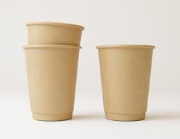 Paper cup mockup photo