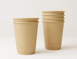 Hot drink paper cup mockup photo