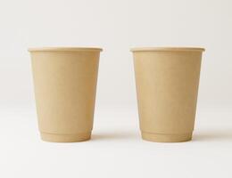 Paper coffee cup mockup photo