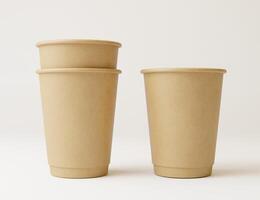 Paper cup mockup photo