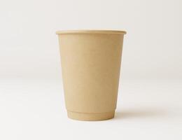 Paper coffee cup mockup photo