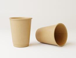 Paper cup mockup photo