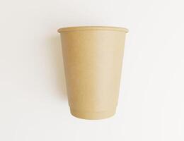 Hot drink paper cup mockup photo