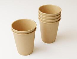 Hot drink paper cup mockup photo