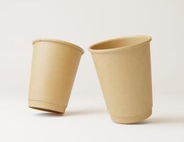 Paper coffee cup mockup photo