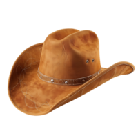 tradicional vaquero sombrero en transparente antecedentes png