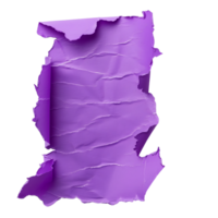 Transparent Background Cutout of Purple Paper Tear png