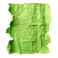 Isolated Emerald Torn Paper with Transparent Background png