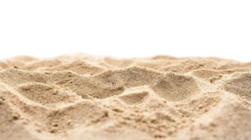 isoliert sandig Strand mit transparent Hintergrund png