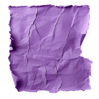 Isolated Violet Torn Paper with Alpha Channel png