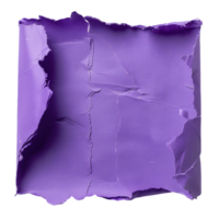 transparent violet papier déchirer isolement png