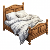 moderno cama aislado transparente antecedentes png