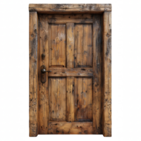 Wooden old door png