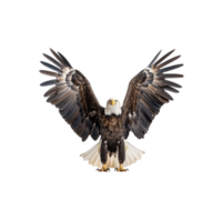 majestuoso calvo águila con untado alas png