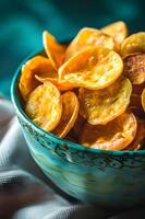 Tropical Crunch Plantain Chips in a Tulum-Inspired Fiesta photo