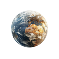 Earth globe on transparent background png
