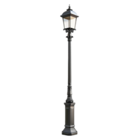 A street lamp on a transparent background. png