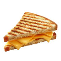 grillé fromage sandwich sur une transparent Contexte. png