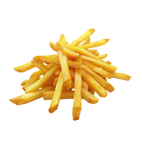 French fries on a transparent background. png