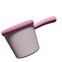 3d água dipper png