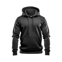 schwarz und Weiß Kapuzenpullover Herren Sweatshirt im Vorderseite Aussicht png