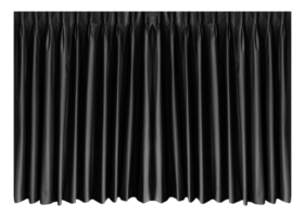 Mock up black drapery pattern png