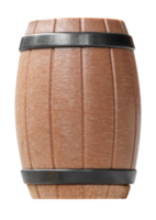 Mock up toy oak barrel png