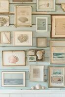 Seashell Symphony A Coastal Cottage Retreat in Sky Blue and Pink photo